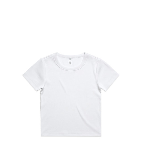 Wo's Organic Rib Tee | 4092G wo's-organic-rib-tee-wo'sorganicribtee|4092g